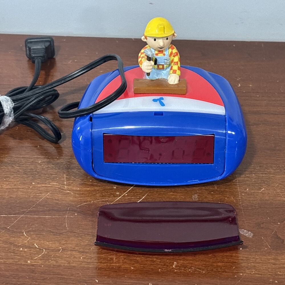 Bob the Builder HIT Entertainment 2004 Alarm Clock Tested WORKS Y2K - Picture 11 of 11